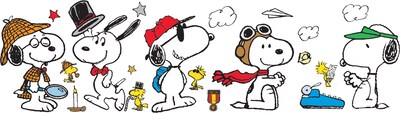 Eureka Peanuts Year Round Snoopy Poses Bulletin Board Set, 41 pieces (EU-847153)