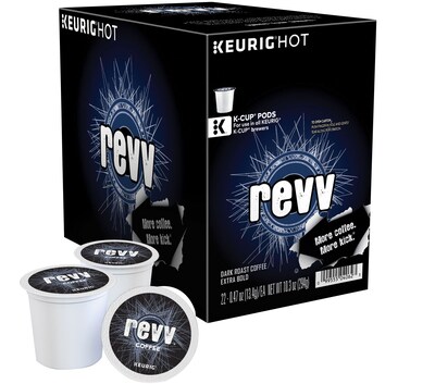 Keurig® K-Cup® Green Mountain Revv Coffee, Regular, 22/Pack (4062)