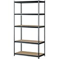 Muscle Rack 72Hx48W Silver Steel Shelving; 5-Shelf, Silver