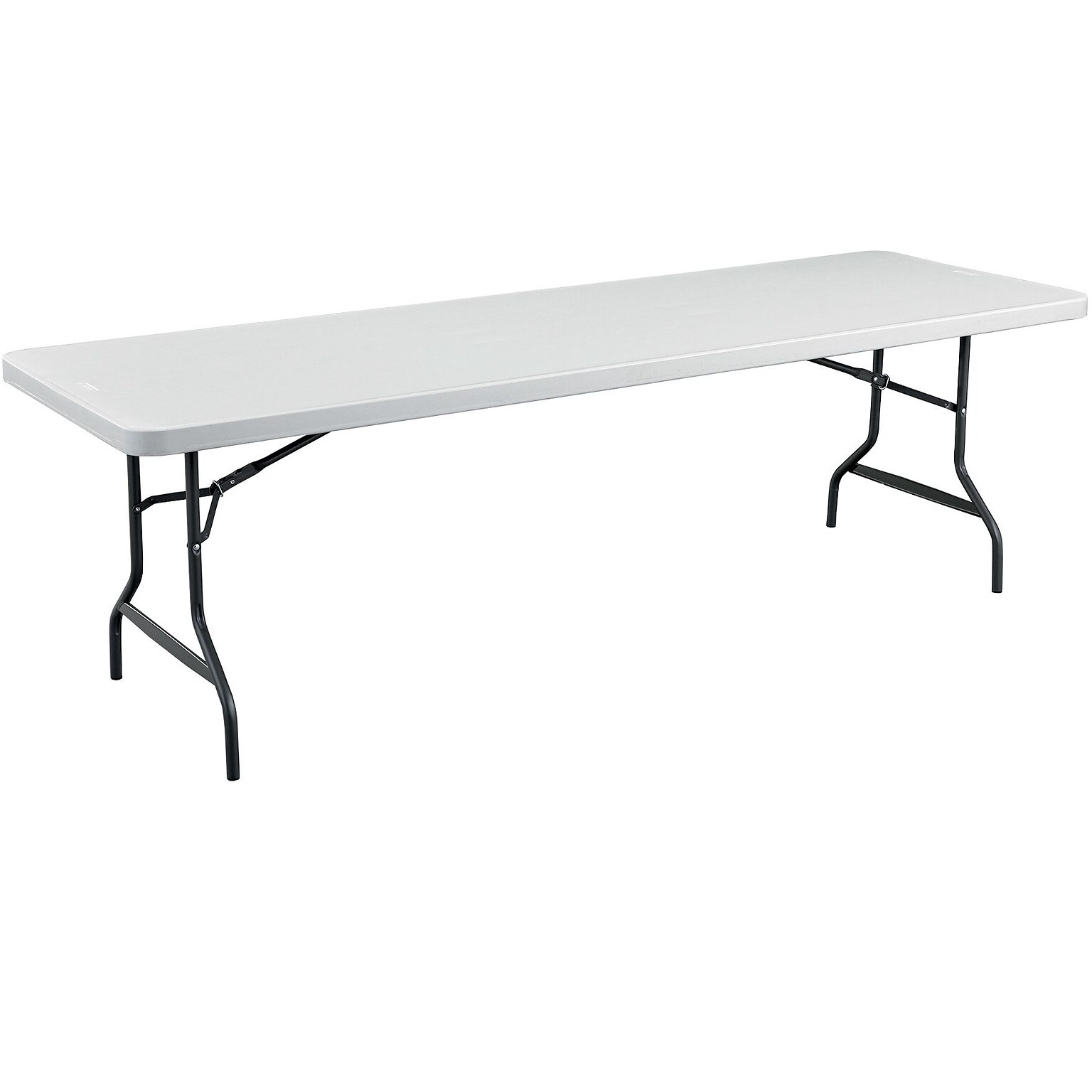 Quill Brand® Folding Table, 96L x 29W, Granite (79133)