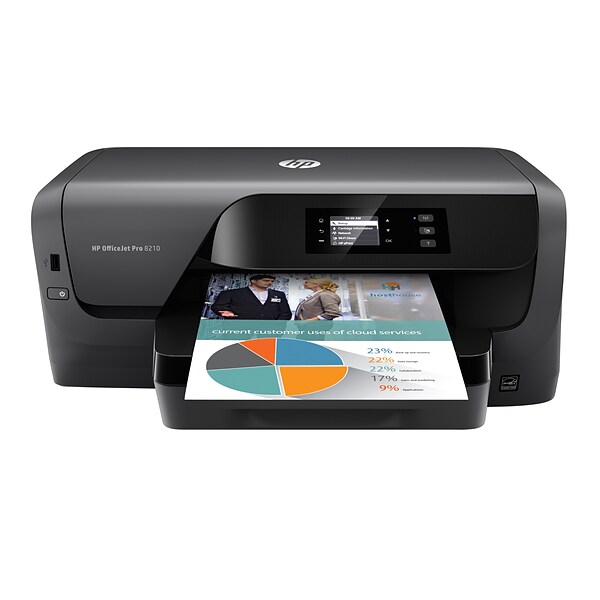 HP® OfficeJet Pro 8210 Wireless Single-Function Color Inkjet Printer