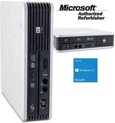 Refurbished HP DC7900 USFF Desktop Intel Core 2 Duo 3.0Ghz 4GB RAM 80GB SSD Windows 10 Home