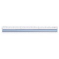 Westcott® 15 Data Processing Magnifying Ruler, Clear (40711)