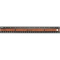 Westcott® KleenEarth Recycled Faux Wood Inlay Ruler with Microban Protection, 12