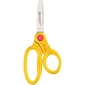 Westcott 5" Stainless Steel Kid's Scissors, Blunt Tip, Assorted Colors (14606)