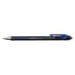 Staples® Postscript™ Retractable Ballpoint Pens, Medium Point, 1.0mm, Blue, 12/Pack (18263)