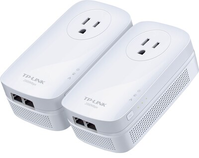 TP-LINK AV2000 2-port Passthrough Powerline Starter Kit(TL-PA9020P KIT)
