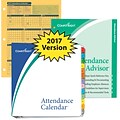 ComplyRight Attendance Calendarr Kit, Yellow, Pack of 50