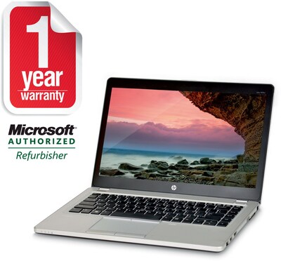 HP Folio 9470M Ultrabook 14 Refurbished Laptop, Intel i5-3427U 1.8GHz, 128 SSD, 8GB Memory
