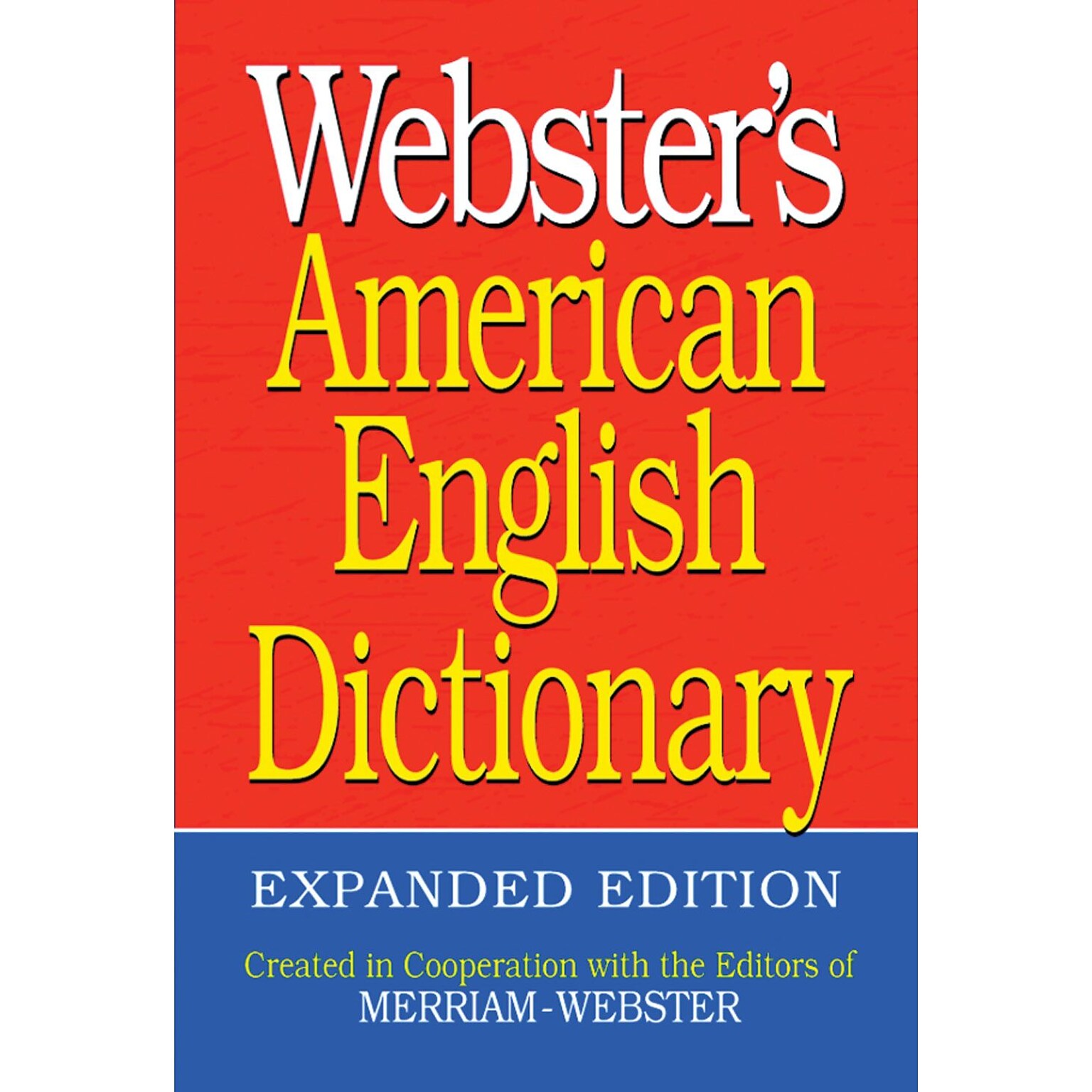 Websters American English Dictionary, Expanded Edition, Paperback (9781596951549)