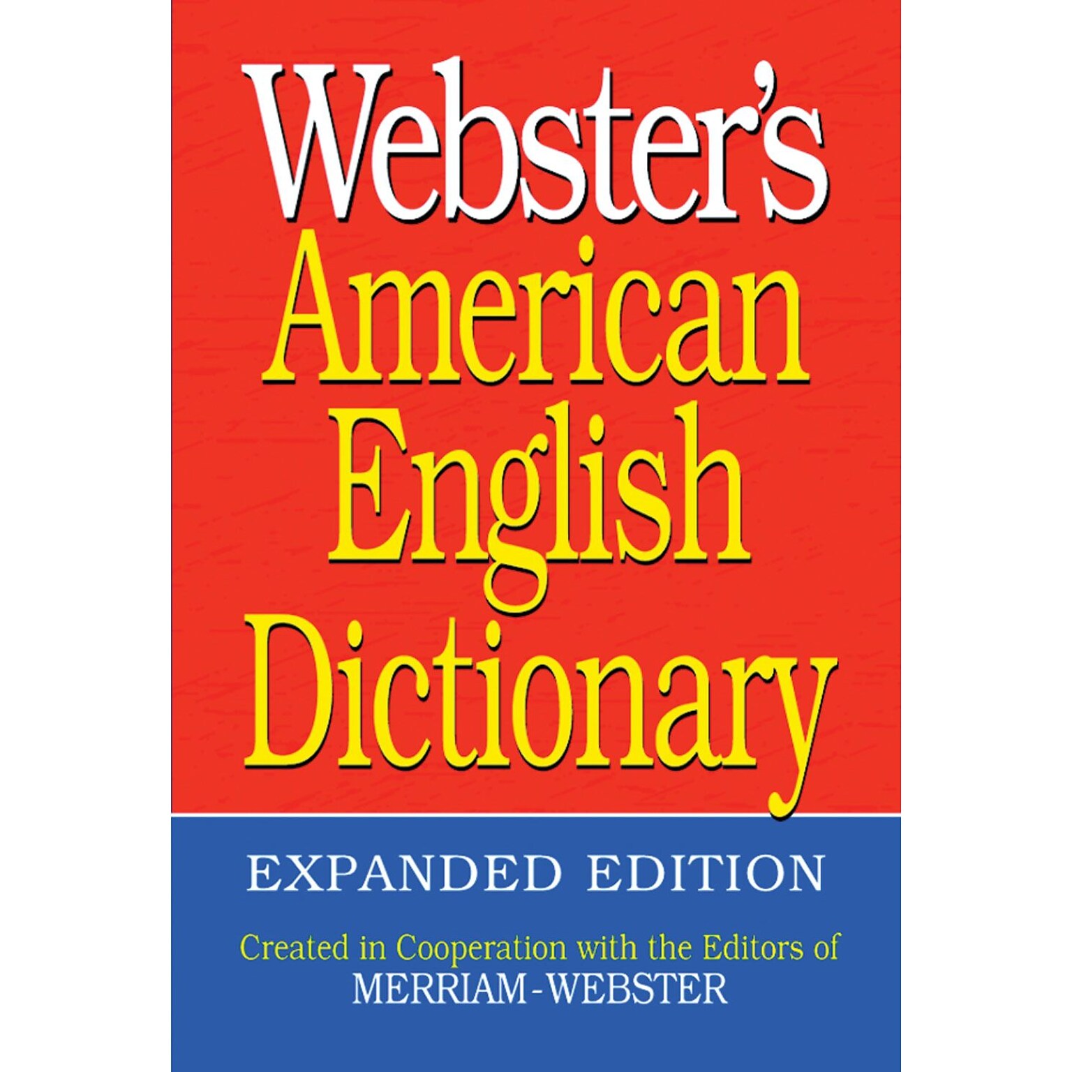 Websters American English Dictionary, Expanded Edition, Paperback (9781596951549)