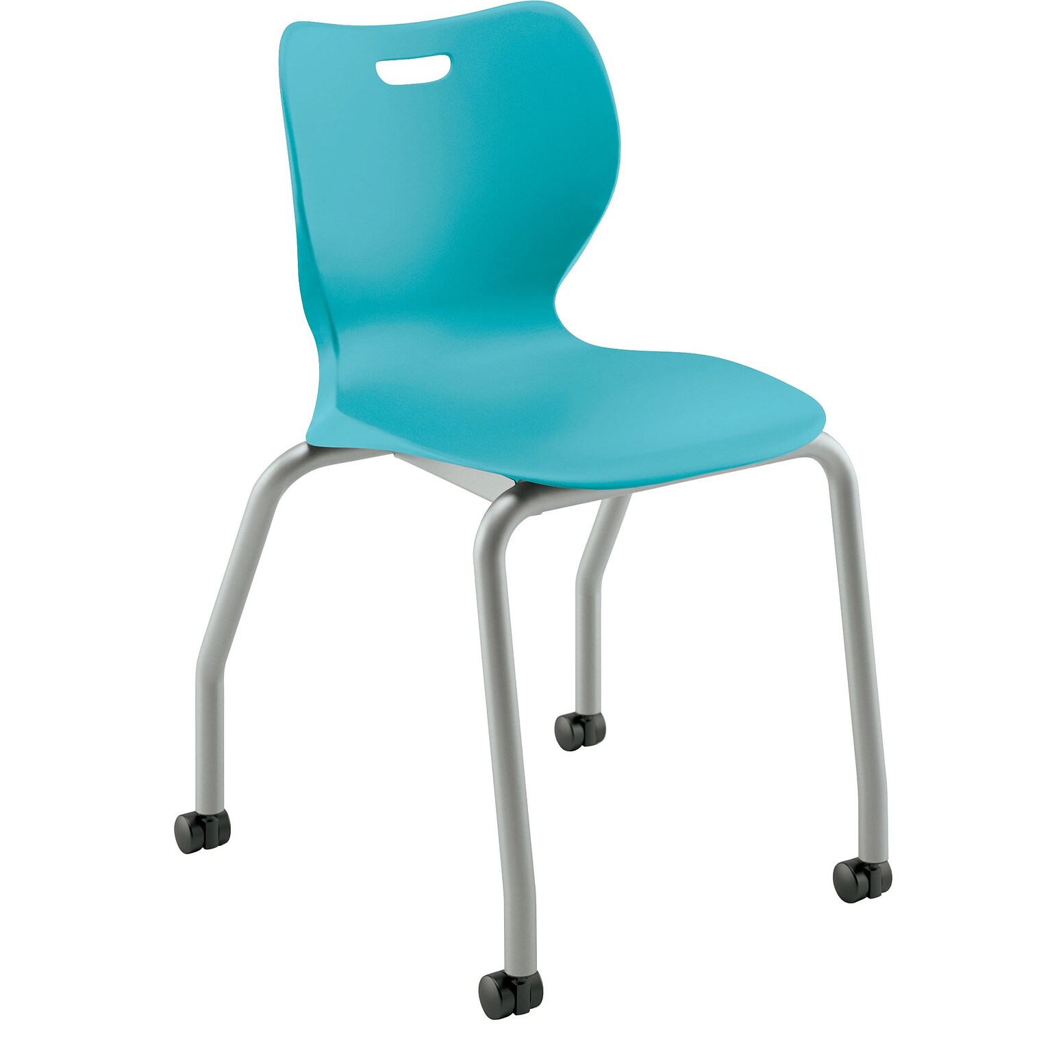 HON® SmartLink® 18 4-Leg Student Stacking Chair, Calypso, 4/Carton