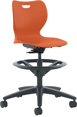 HON® Smartlink® Task Swivel Stool, Tangelo