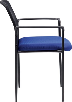 Boss Stackable Mesh Guest Chair - Blue