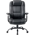 Boss Black Leather Heavy Duty Executive Chair (B992BK)