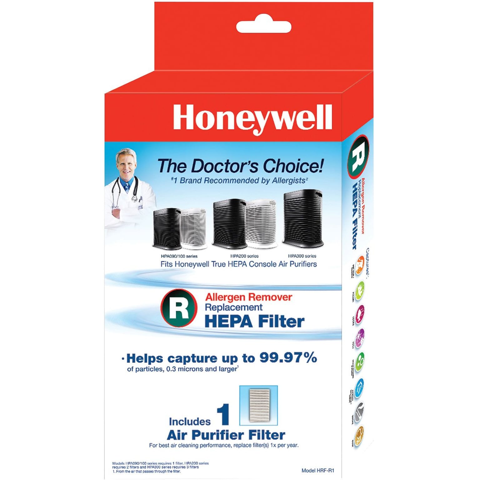 Honeywell True HEPA Air Purifier Replacement Filter (HRF-R1)