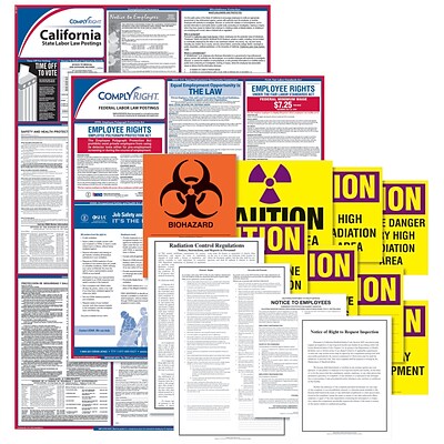 ComplyRight™ Healthcare Public Health Poster Kit, CA - California (EHCAUPUB)