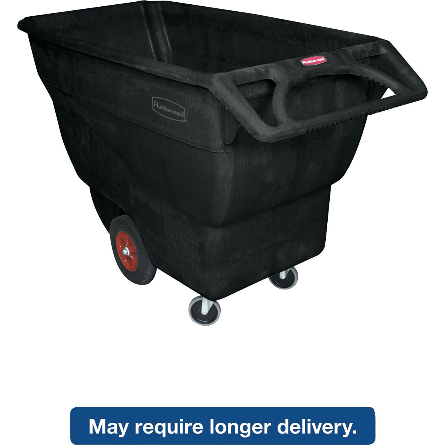Rubbermaid  Standard Duty Structural Foam Tilt Truck, 1000 lb. Capacity, Black (RCP101300BK)