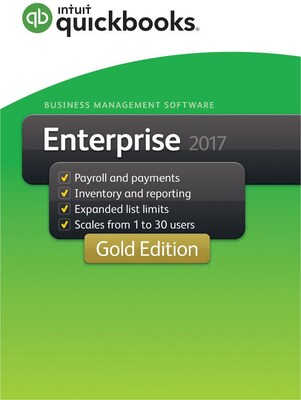 QuickBooks Desktop Enterprise Gold 2017 for Windows (1-3 Users) [Download]