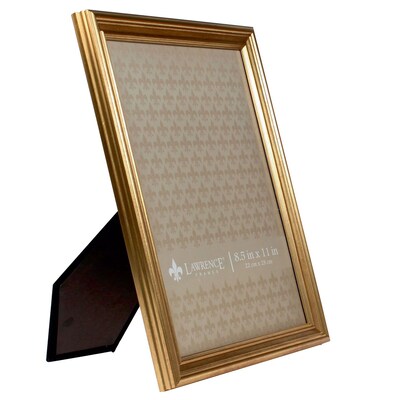 Lawrence Frames 8.5 x 11 Sutter Burnished Gold Picture Frame (536281)