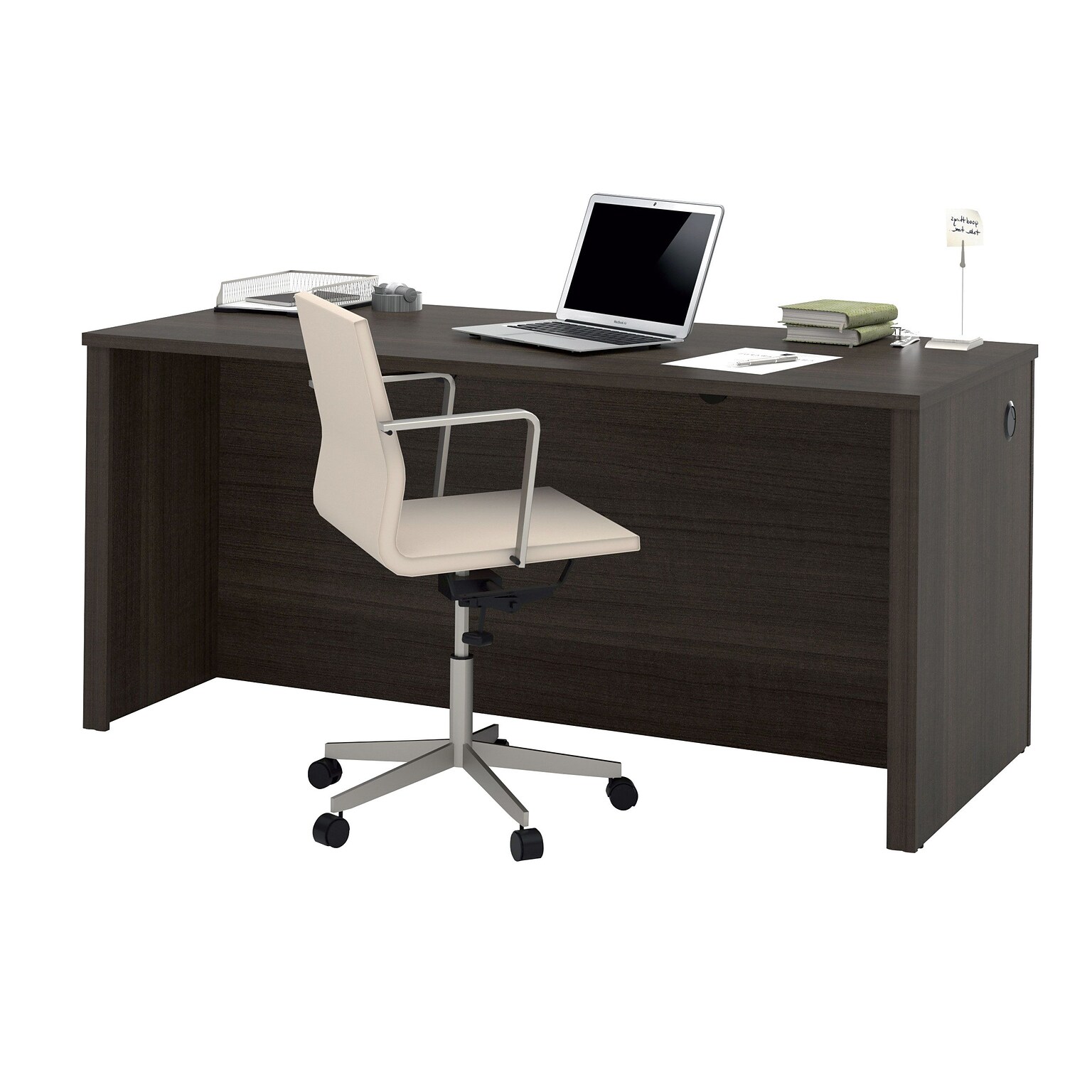 Bestar® Embassy 66 Executive Desk in Dark Chocolate