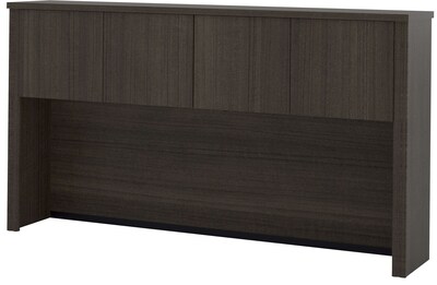 Bestar® Embassy Hutch for 66 Credenza in Dark Chocolate