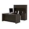 Bestar® Embassy 66 U-shaped Desk, Dark Chocolate (60857-79)