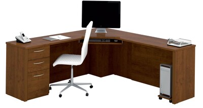 Bestar Embassy 78 W Corner Desk In Tuscany Brown 60899 63