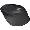 Logitech M330 Silent Plus Wireless Optical Mouse, Black (910-004905)