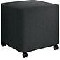 HON Flock Fabric Cube Ottoman, Carbon (HONFLCO1PNS8)