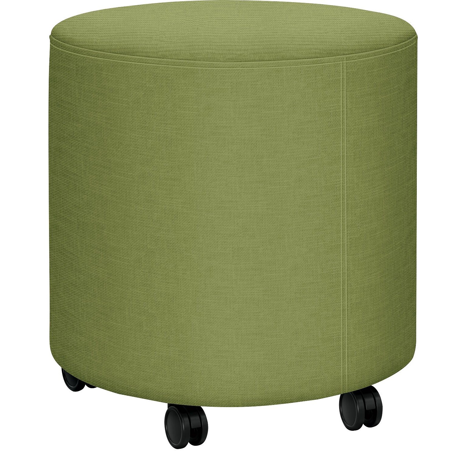 HON Flock Fabric Ottoman, Lawn (HONFLYO1PNS5)