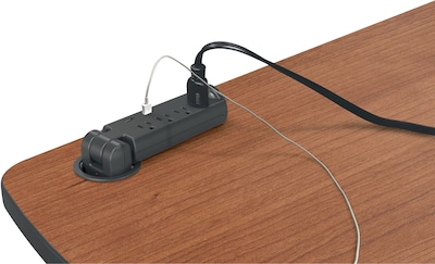 Balt Pop-Up Grommet Outlet & USB Charger, Universal Fit, 11.62H x 2.86W x 2.86D