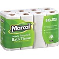 Marcal Small Steps 100% Premium Recycled Toilet Paper, 2-Ply, 196 Sheets/Roll, 96 Rolls/Case