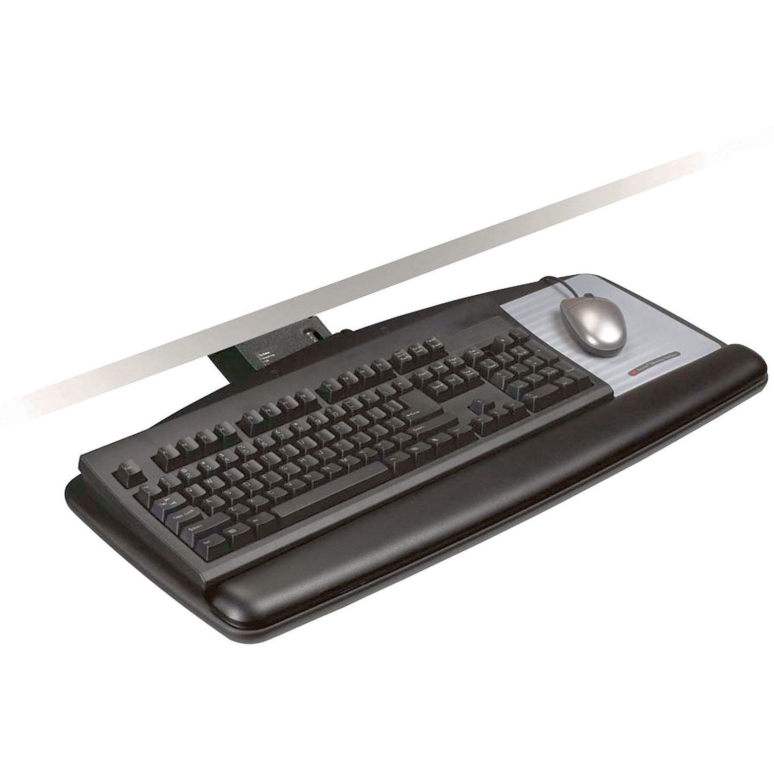 Easy Adjust Standard Keyboard Tray, 25-1/2w x 12d, Black