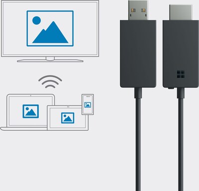 Microsoft Wireless Display Adapter v2 Wireless Video/Audio Extender (P3Q-00001)