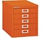 Bindertek Flat File Cabinet, 12.7H x 11W x 15D, Orange (MD5-OR)