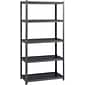 Iron Horse 3200 Concealed Rivet 5-Shelf Metal Stand Alone Shelving Unit, 36" W, Gray (20996)