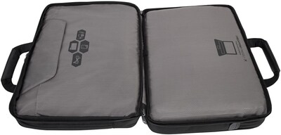 Targus Corporate Traveler 14" Ballistic Nylon Water-Resistant Laptop Bag, TSA Checkpoint Friendly, Black (CUCT02UA14S)