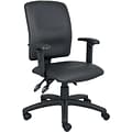 Boss® Multi-function LeatherPlus Task Chair with Adjustable Arms