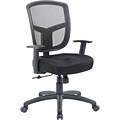 Boss Contract Mesh Task Chair, Synchro-Tilt Mechanism, Black (B6022)