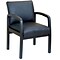 Boss Treated Vinyl (No Tools Required) Guest Chair, Black (B9580BKBK)