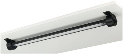 Alera® Under Cabinet LED Strip Lamp, 2 Prong, 24?Wide, Black
