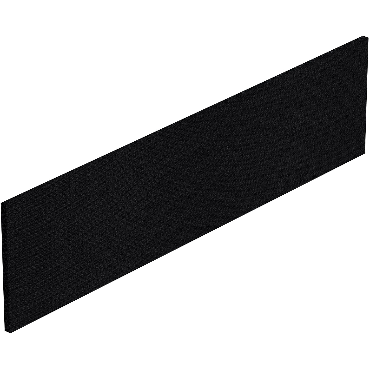 Offices To Go Tackboard with Black Fabric, 68.25Wx17.25H