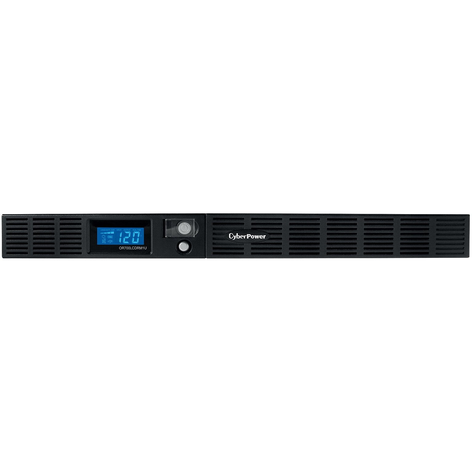 CyberPower Office Rackmount LCD Series 700VA UPS, 6-Outlets, Black (OR700LCDRM1U)