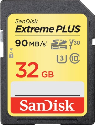 SanDisk Extreme®PLUS SDHC™ 32GB Memory Card