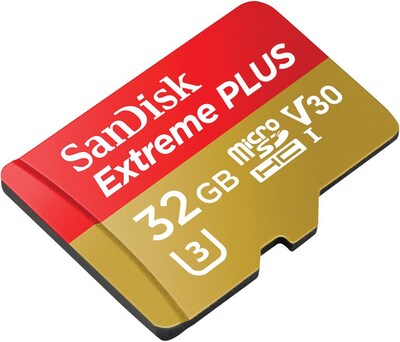 SanDisk Extreme®PLUS MicroSDHC™ 32GB Memory Card
