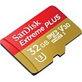 SanDisk Extreme®PLUS MicroSDHC™ 32GB Memory Card