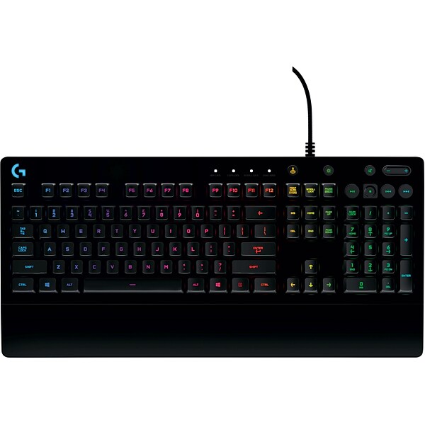Logitech Prodigy G213 Wired Gaming Keyboard, Black (920-008083)