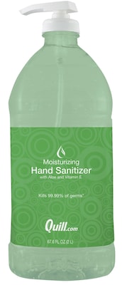 Quill Brand® Moisturizing Liquid Hand Sanitizer, 67.6 oz. (7QBSAN67)