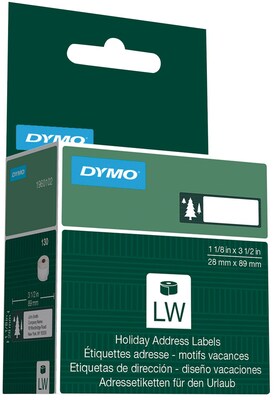 DYMO Limited Edition Holiday Address 1960102 Printer Label, Trees